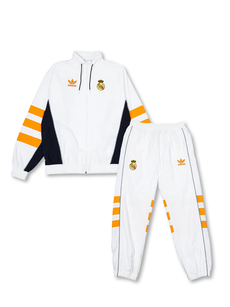 レアル・マドリード 90年代風 レトロ三つ葉ジャージ上下セット-KICKO