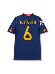 スペイン代表 2010 W杯決勝 長袖ユニフォーム スペイン代表 2010 アウェイ ワールドカップ決勝戦 マッチ仕様