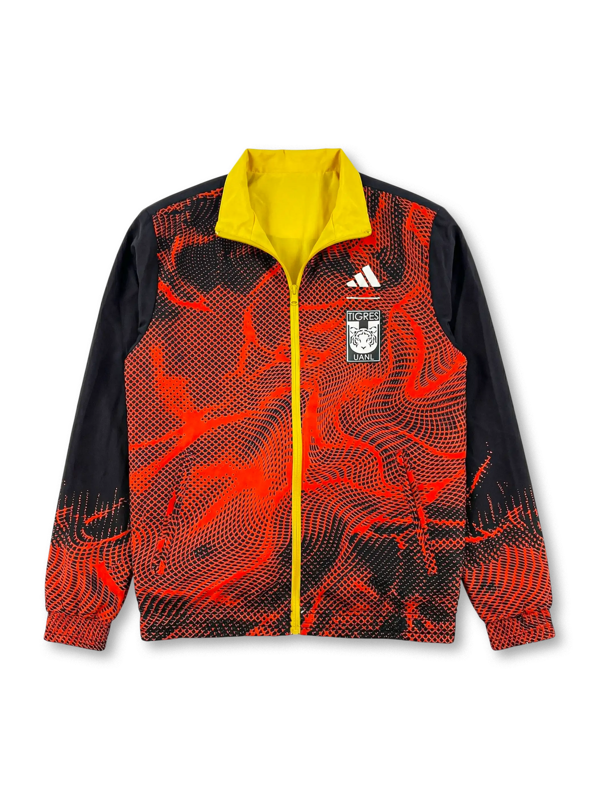 ティグレスUANL リバーシブルジャケット イエロー面 正面